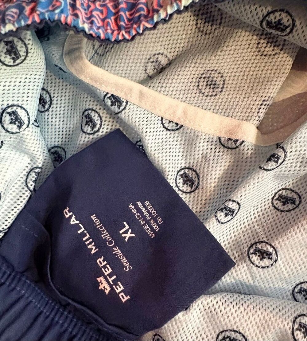 Peter Millar mens printed swimming trunks size XL - Picture 5 of 5